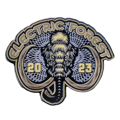 Electric Forest Gold Mammoth Pin Grassroots California