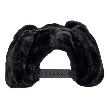 Black Bear Fur Earflap Snapback Hat Grassroots California