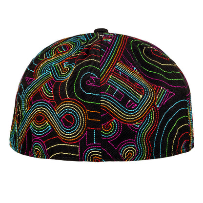 Pink Floyd DSOTM V2 Black Rainbow Fitted Hat Grassroots California