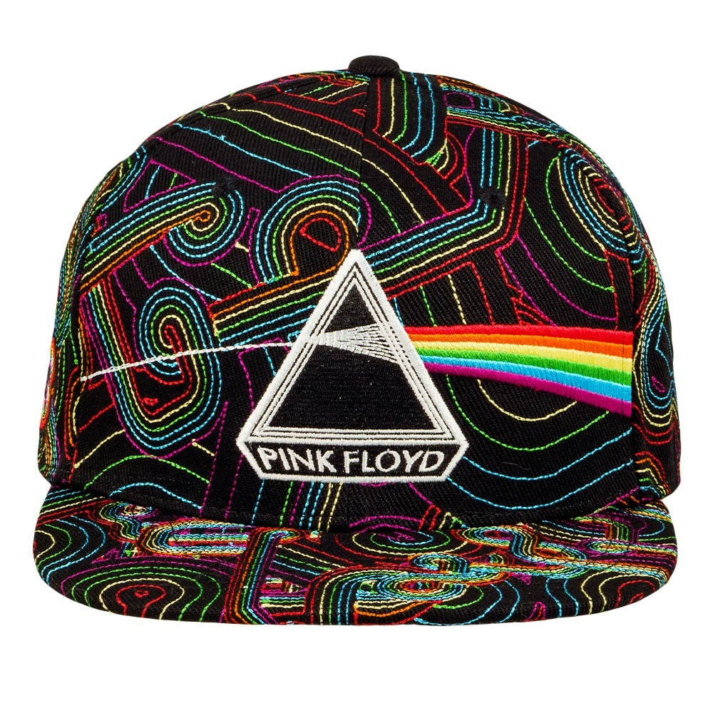 Pink Floyd DSOTM V2 Black Rainbow Fitted Hat Grassroots California