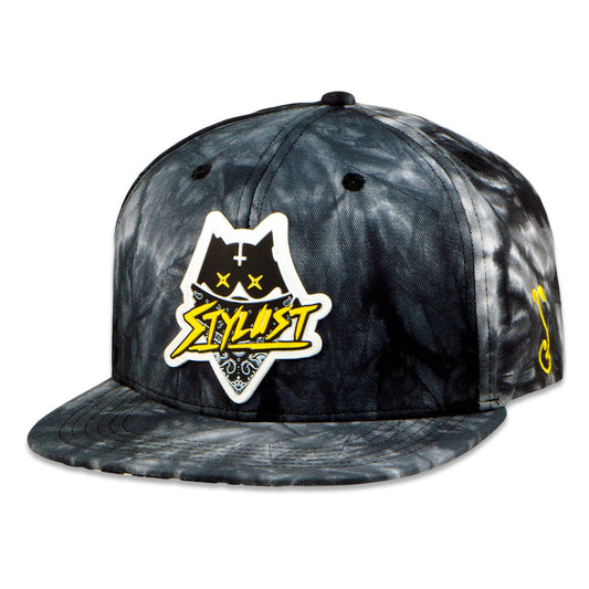 Stylust Bandana Cat Black Snapback Hat Grassroots California