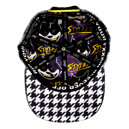 Stylust Bandana Cat Black Snapback Hat Grassroots California