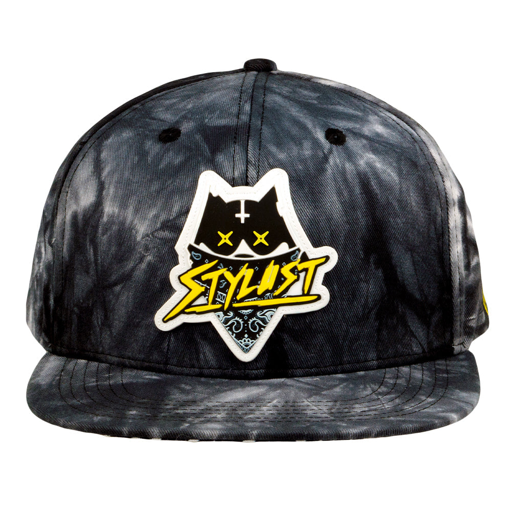 Stylust Bandana Cat Black Snapback Hat Grassroots California