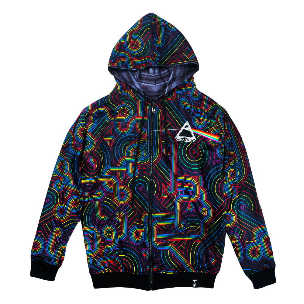 Pink Floyd DSOTM V2 Reversible Zip Up Hoodie Grassroots California