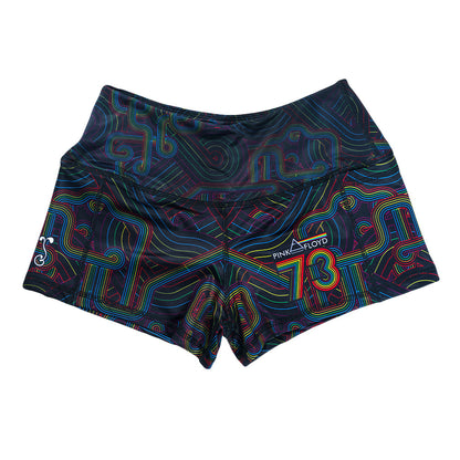 Pink Floyd DSOTM V2 Black Rainbow Booty Shorts Grassroots California