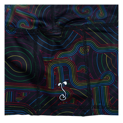 Pink Floyd DSOTM V2 Black Rainbow Booty Shorts Grassroots California