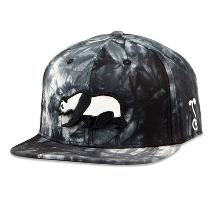 Removable Bear Panda Midnight Fitted Hat Grassroots California