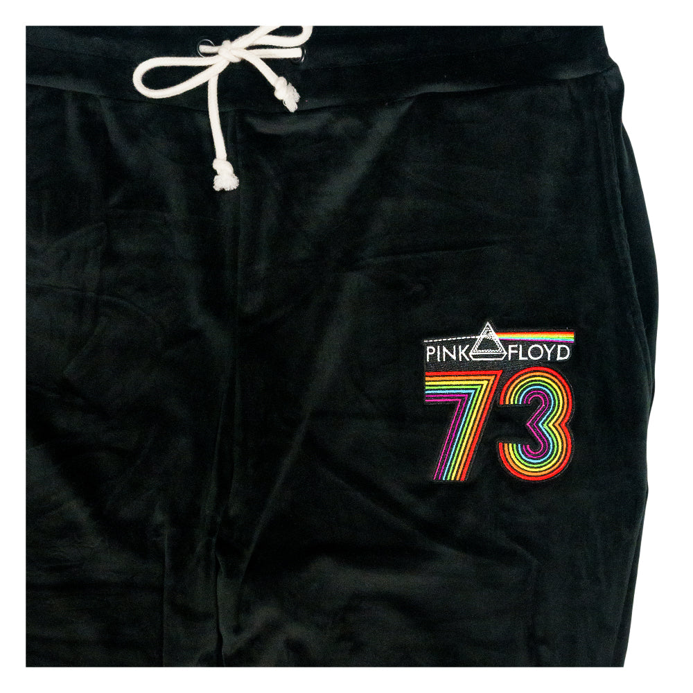 Pink Floyd DSOTM V2 Black Rainbow Velour Joggers Grassroots California