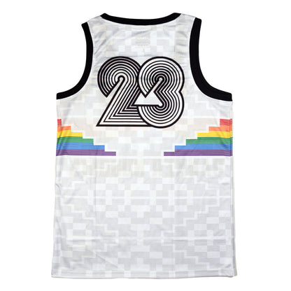 Danker Nuggets Pyramid White Jersey Grassroots California