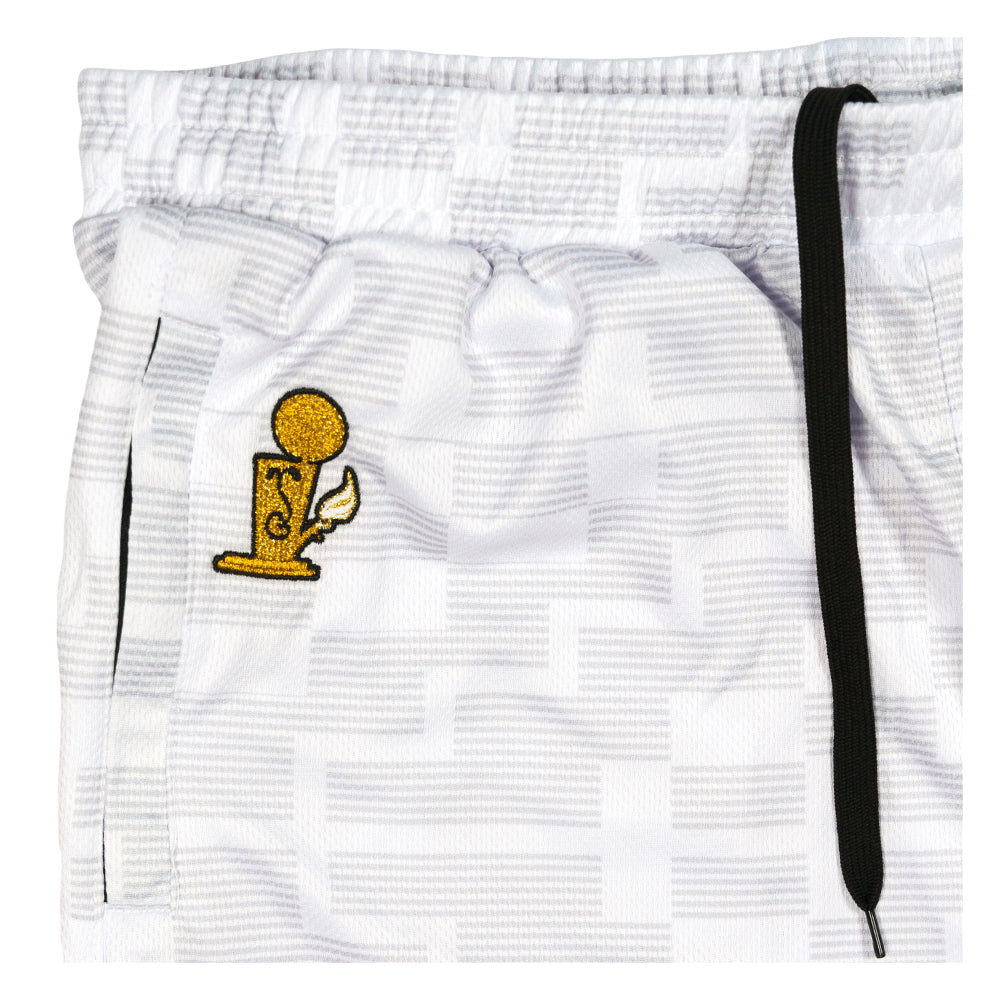 Danker Nuggets Pyramid White Mesh Shorts Grassroots California