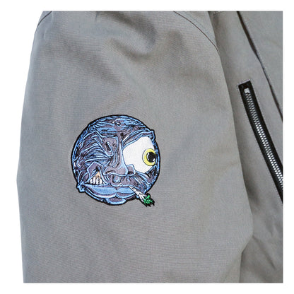 Aaron Brooks Split Moon Gray Parka Jacket Grassroots California