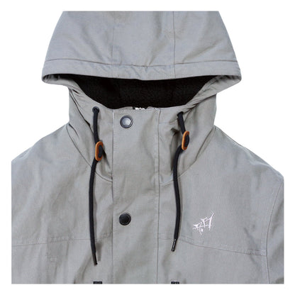 Aaron Brooks Split Moon Gray Parka Jacket Grassroots California