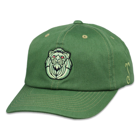 Peter Tosh Lion Statue Olive Dad Hat Grassroots California