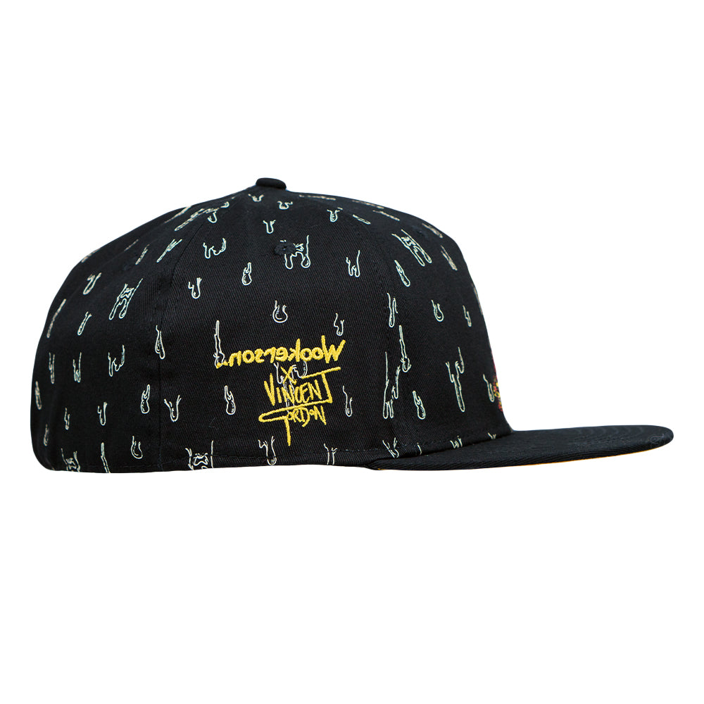 Vincent Gordon x Wookerson L is for Lisa Fitted Hat Grassroots California