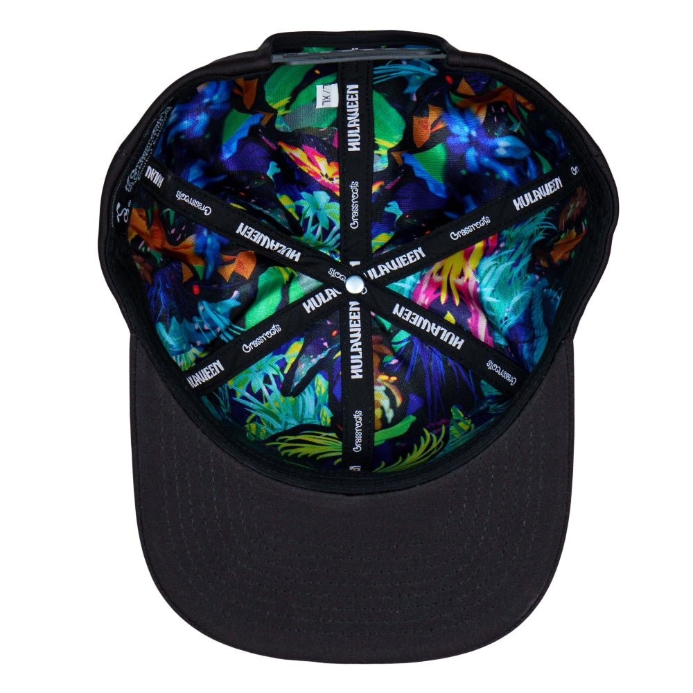 Hulaween Gradient Black Snapback Hat Grassroots California