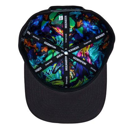 Hulaween Gradient Black Snapback Hat Grassroots California