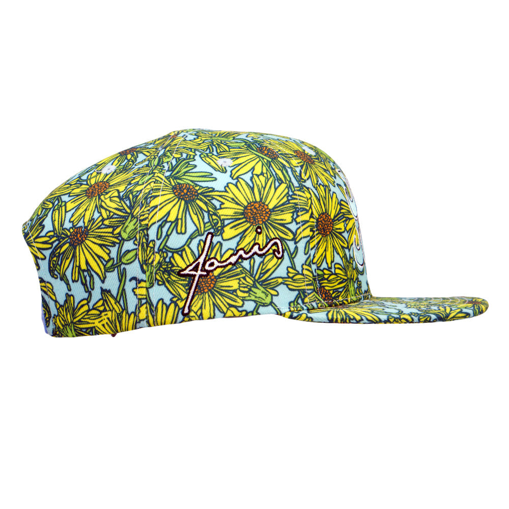 Janis Joplin Yellow Daisies Snapback Hat Grassroots California