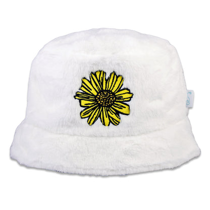 Janis Joplin Yellow Daisies Reversible Bucket Hat Grassroots California