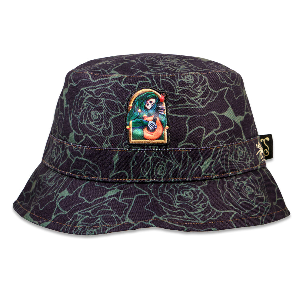 Stanley Mouse Mandolin Jester Never Summer Reversible Bucket Hat Grassroots California