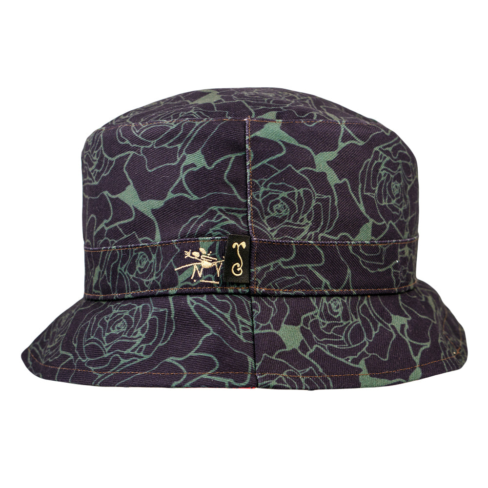 Stanley Mouse Mandolin Jester Never Summer Reversible Bucket Hat Grassroots California