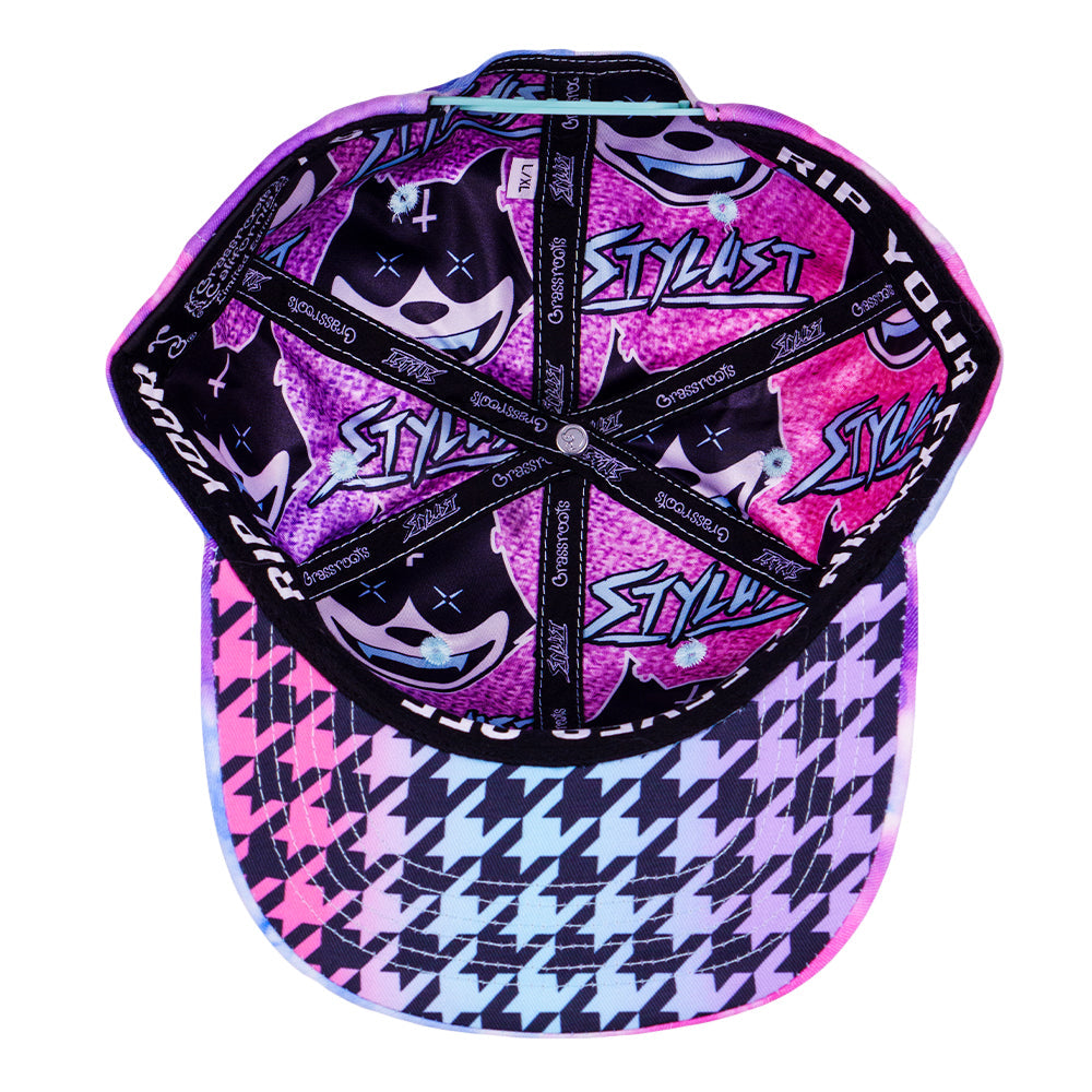 Stylust Bandana Cat Candy Dyed Snapback Hat Grassroots California