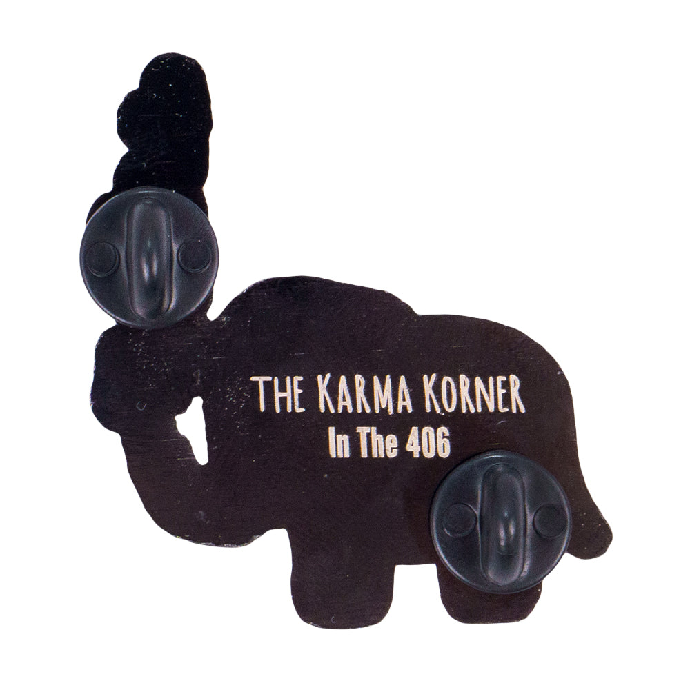 The Karma Korner Pattern Elephant Pin Grassroots California