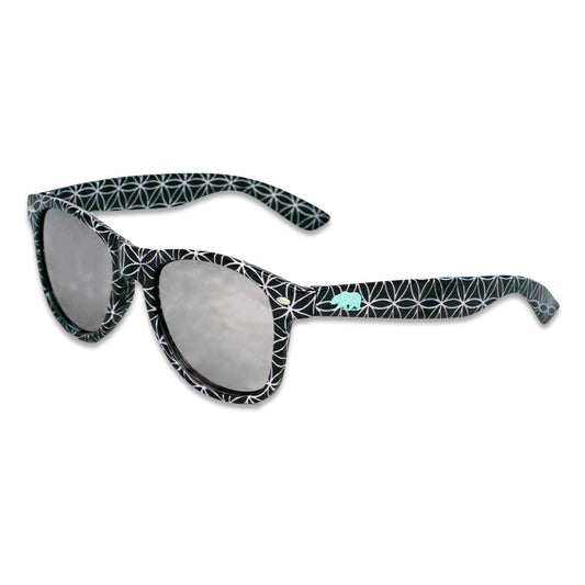 Flower of Life Black Sunglasses Grassroots California