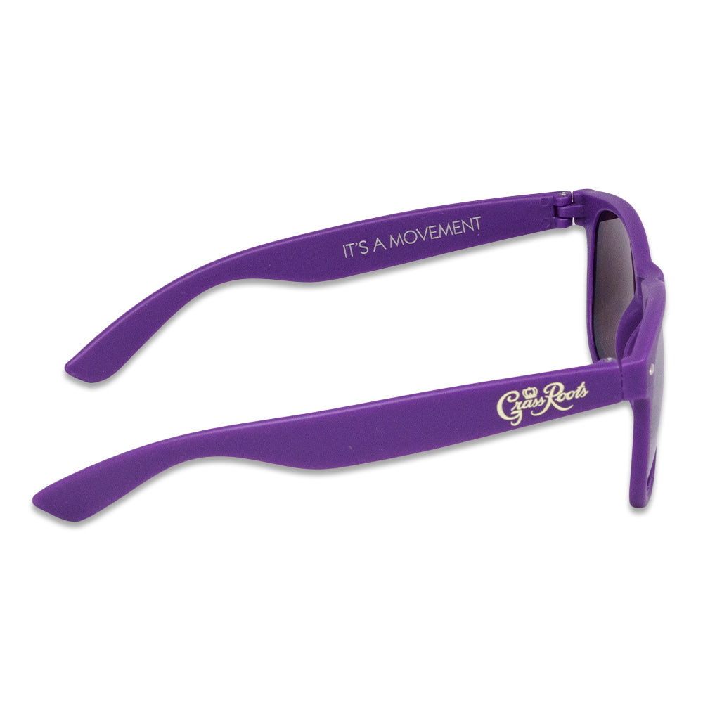 Royal Roots Purple Sunglasses Grassroots California