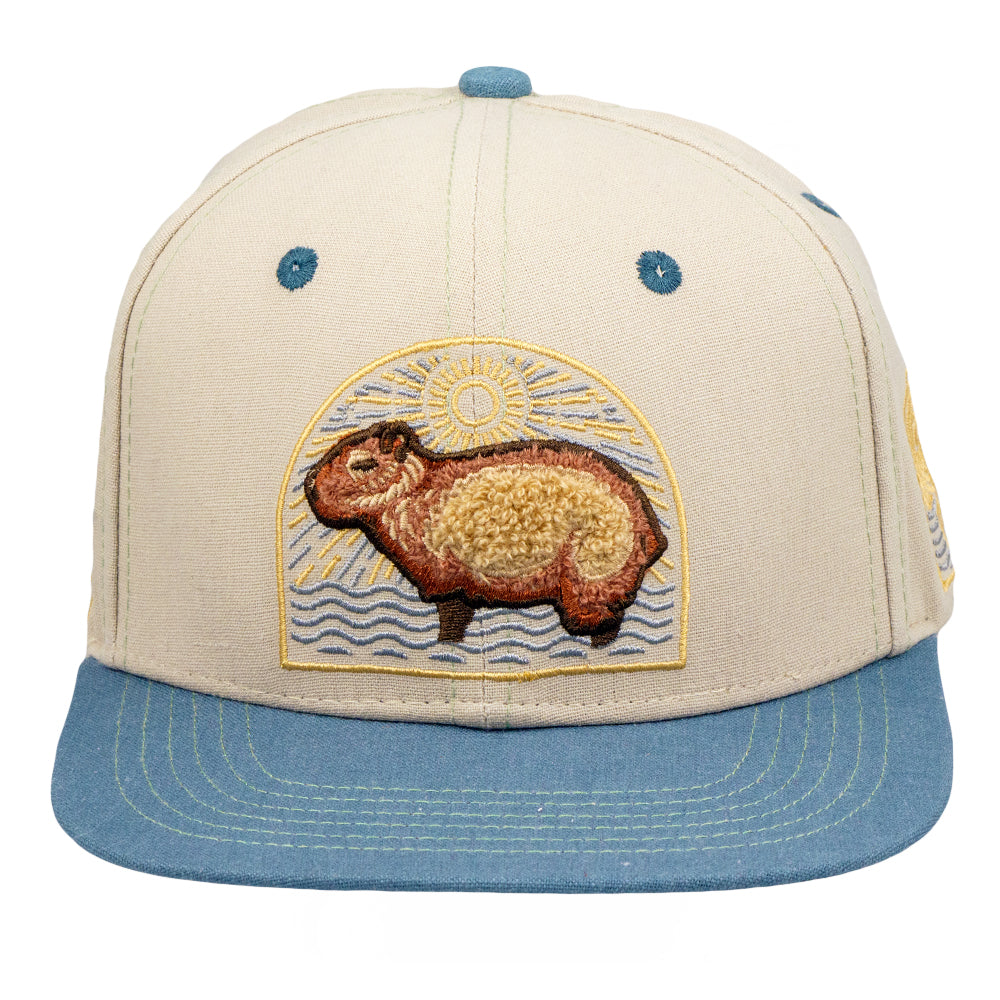 Mugwort Capybara Kids Snapback Hat Grassroots California