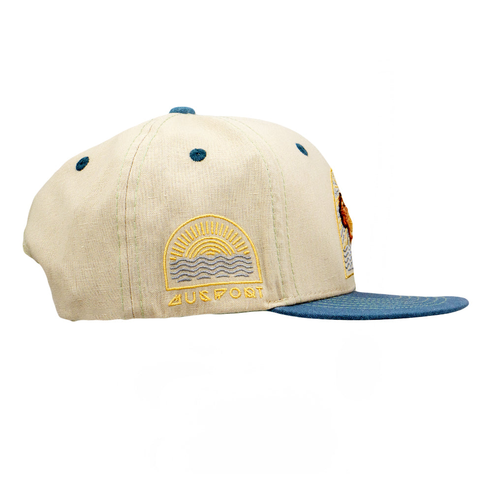 Mugwort Capybara Kids Snapback Hat Grassroots California