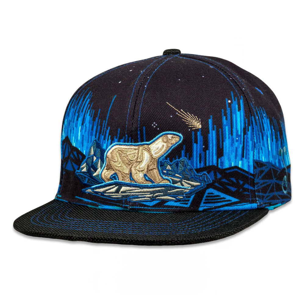 Mugwort Polar Bear Snapback Hat Grassroots California