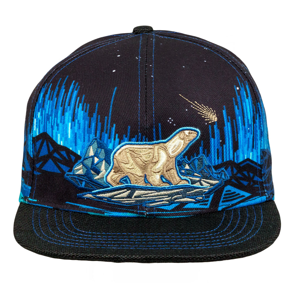 Mugwort Polar Bear Snapback Hat Grassroots California