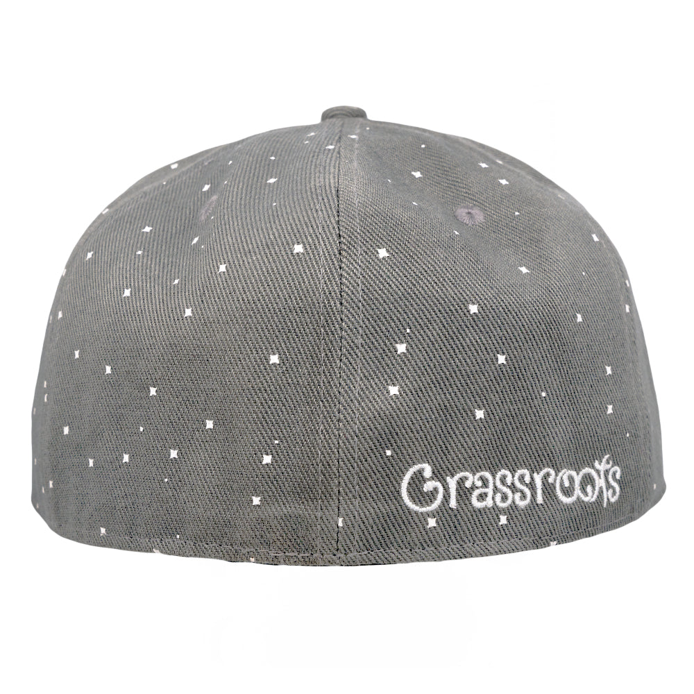 Toking Wizard Gray Fitted Hat Grassroots California