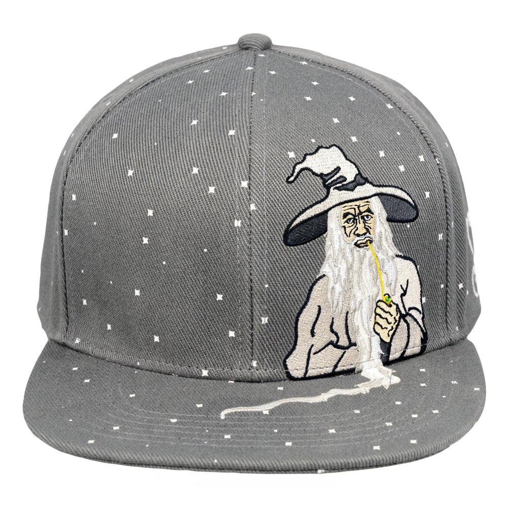 Toking Wizard Gray Fitted Hat Grassroots California