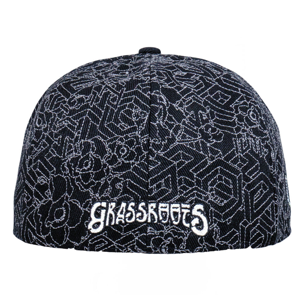 15th Anniversary Black Fitted Hat Grassroots California