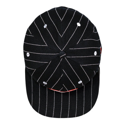 Dankees Black Pinstripe Fitted Hat Grassroots California