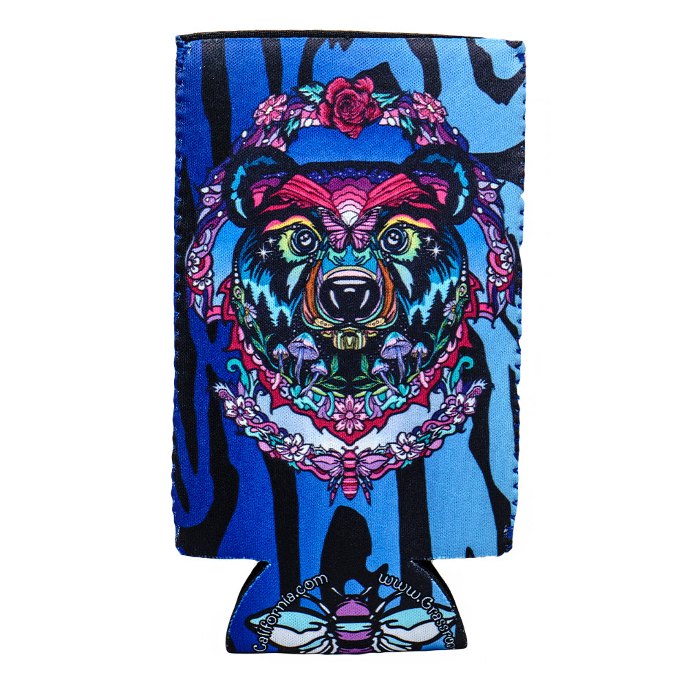 Ellie Paisley Bear Slim Koozie Grassroots California