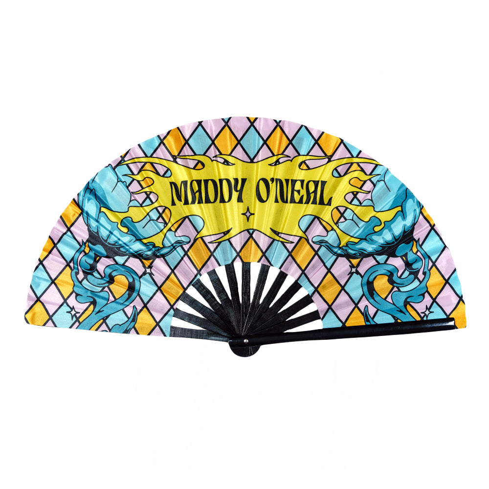 Maddy O'Neal Sunshine Folding Hand Fan Grassroots California