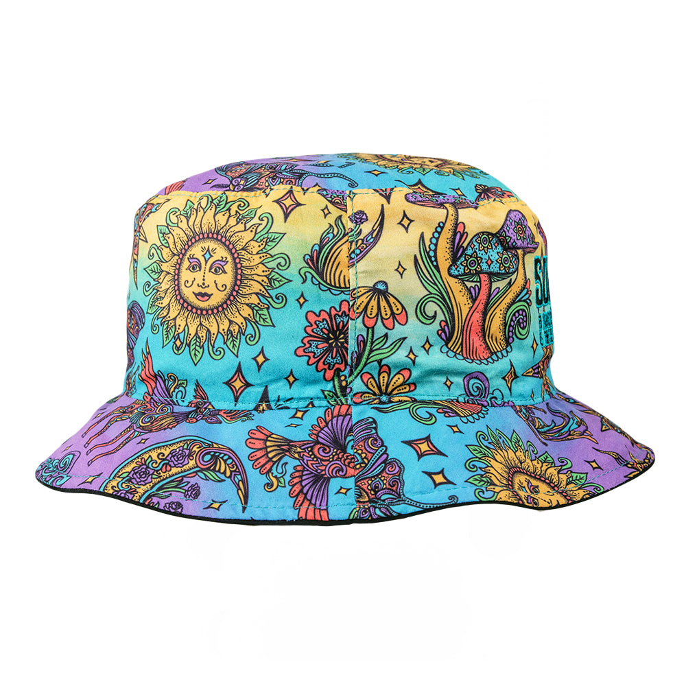 Solshine Reverie Reversible Bucket Hat Grassroots California