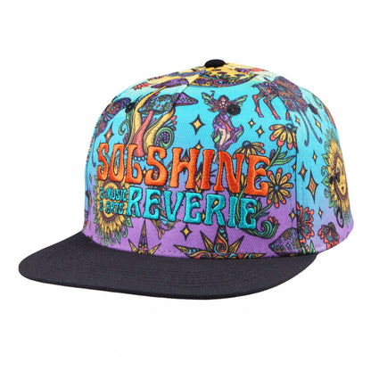 Solshine Reverie Pattern Snapback Hat Grassroots California