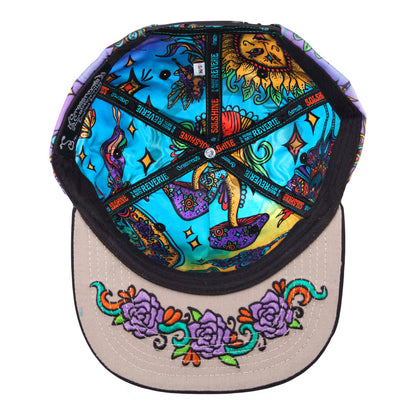 Solshine Reverie Pattern Snapback Hat Grassroots California