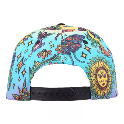 Solshine Reverie Pattern Snapback Hat Grassroots California