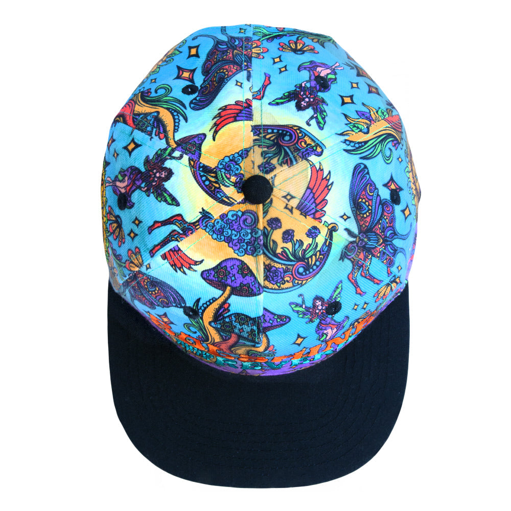 Solshine Reverie Pattern Snapback Hat Grassroots California