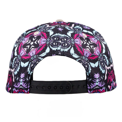 Ellie Paisley Bear Floral Snapback Hat Grassroots California