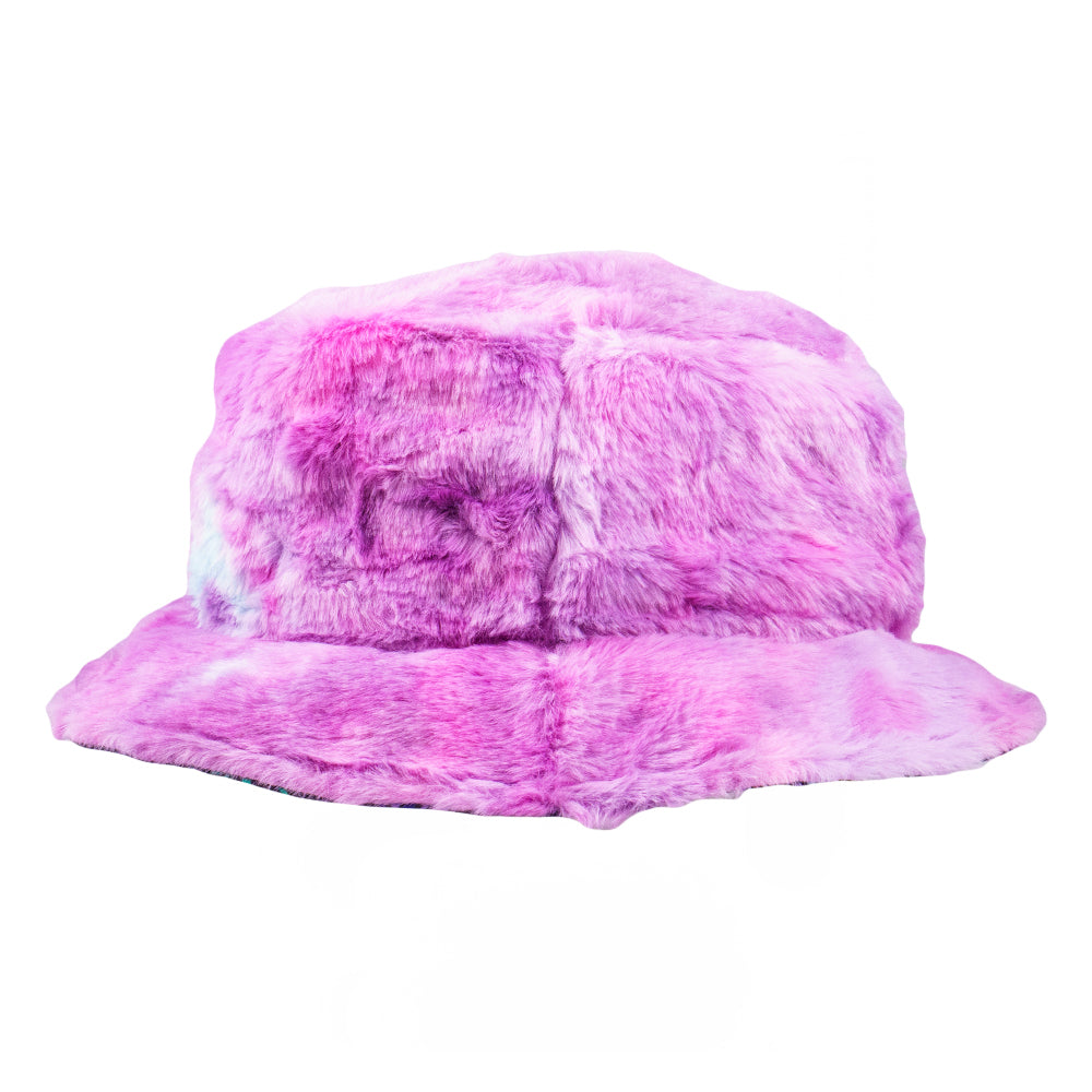 Ellie Paisley Bear Fur Reversible Bucket Hat Grassroots California