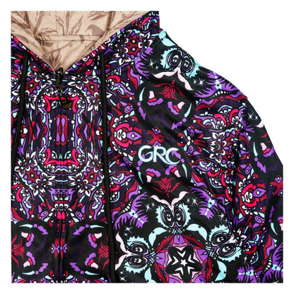 Ellie Paisley Bear Reversible Zip Up Hoodie Grassroots California