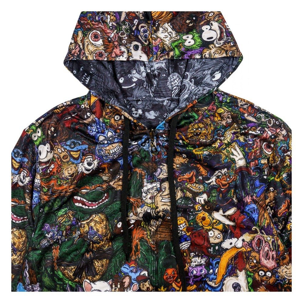 Vincent Gordon Cartoon Gumbo Reversible Hoodie Grassroots California