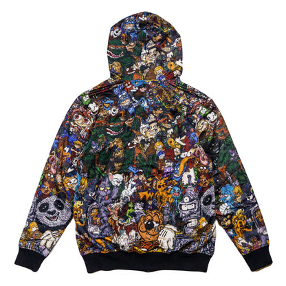 Vincent Gordon Cartoon Gumbo Reversible Hoodie Grassroots California