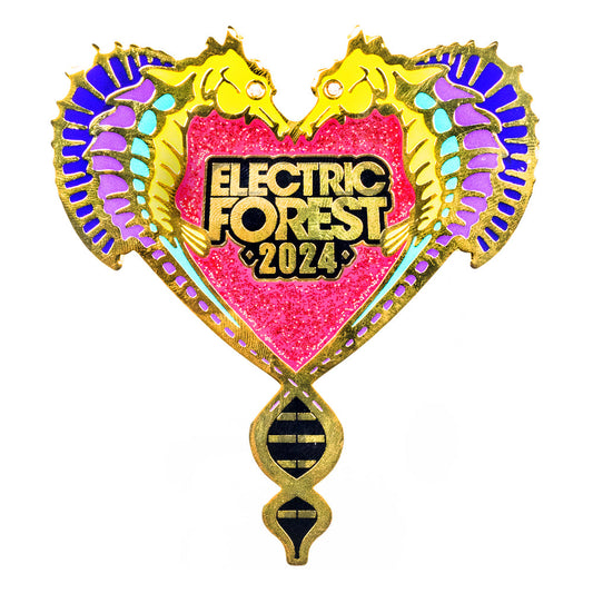 Electric Forest 2024 Seahorse Pin Grassroots California