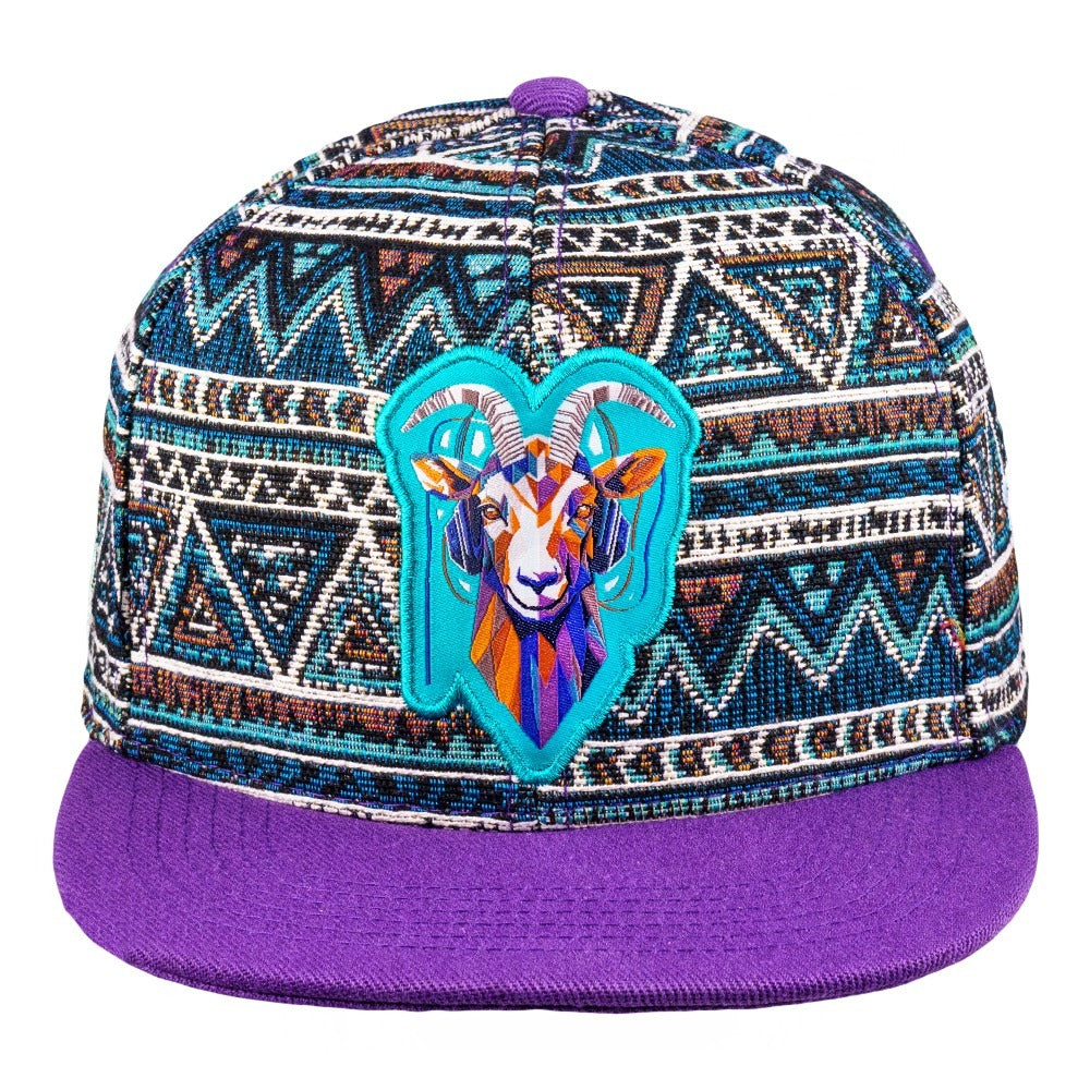 The Polish Ambassador Goat Teal Snapback Hat Grassroots California